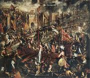 Domenico Tintoretto The Conquest of Constantinople oil on canvas